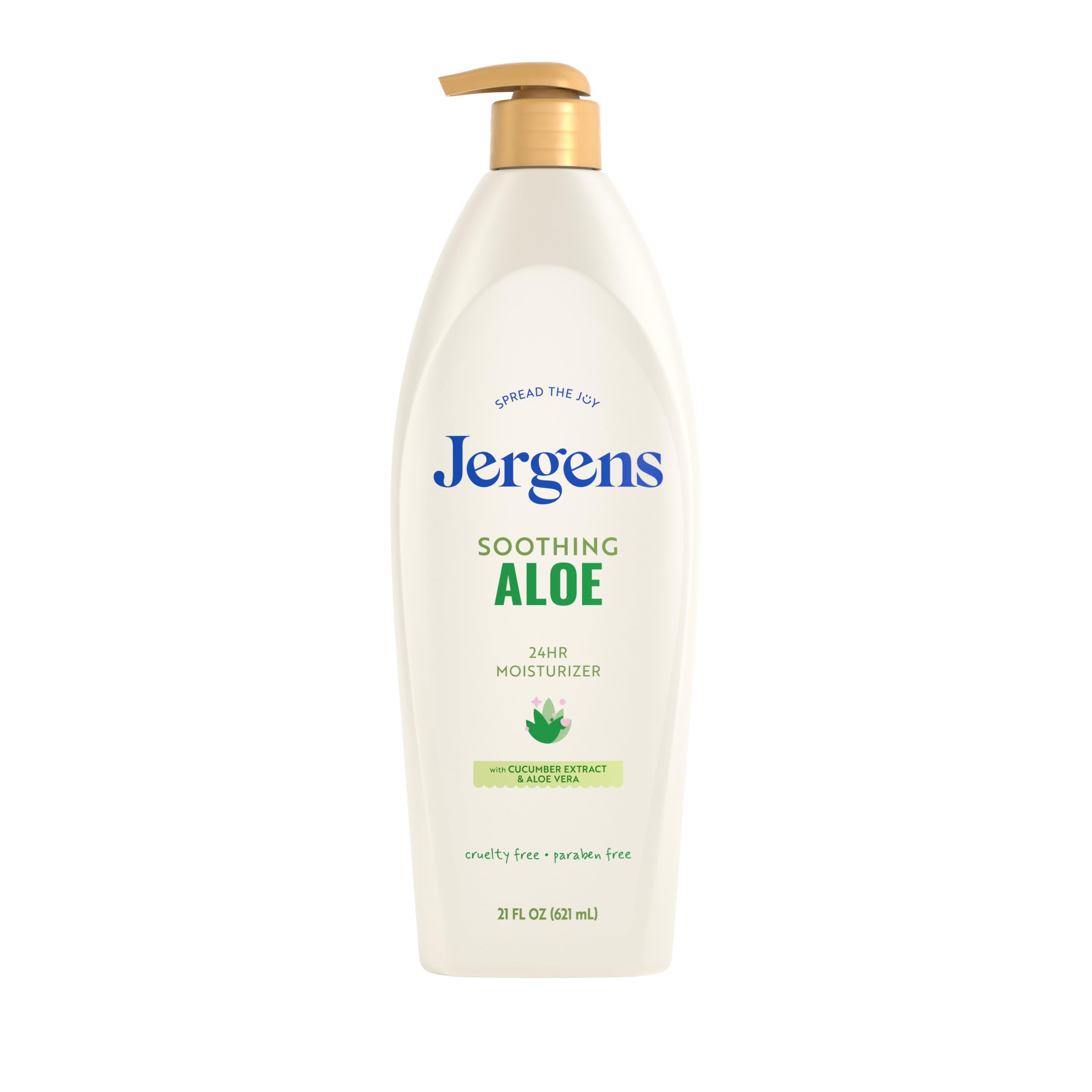 Amazon.com : Jergens Soothing Aloe Body Lotion For Dry Skin