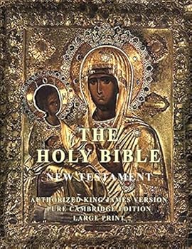 Paperback The Holy Bible: New Testament: Large Print [Large Print] Book