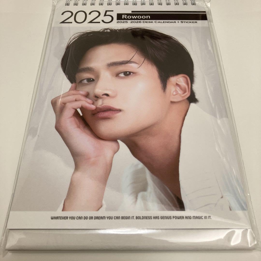 Amazon.co.jp: sf9 ロウン 2025~2026年 卓上カレンダー+シール サイズ