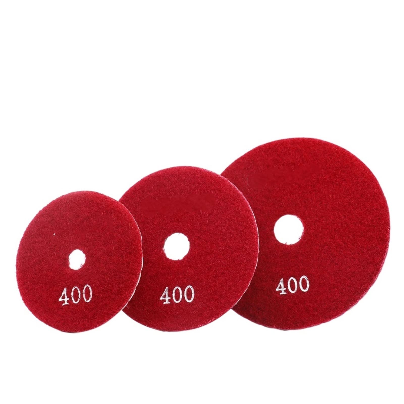 CAREG Rueda de pulido seco de disco de diamante de 3/4/5 pulgadas con lijado de hormigón de piedra de piedra de molinillo de mármol 80/100/125 mm Durable ( Size : 100 , Color : 10 PCS_4 INCHES )