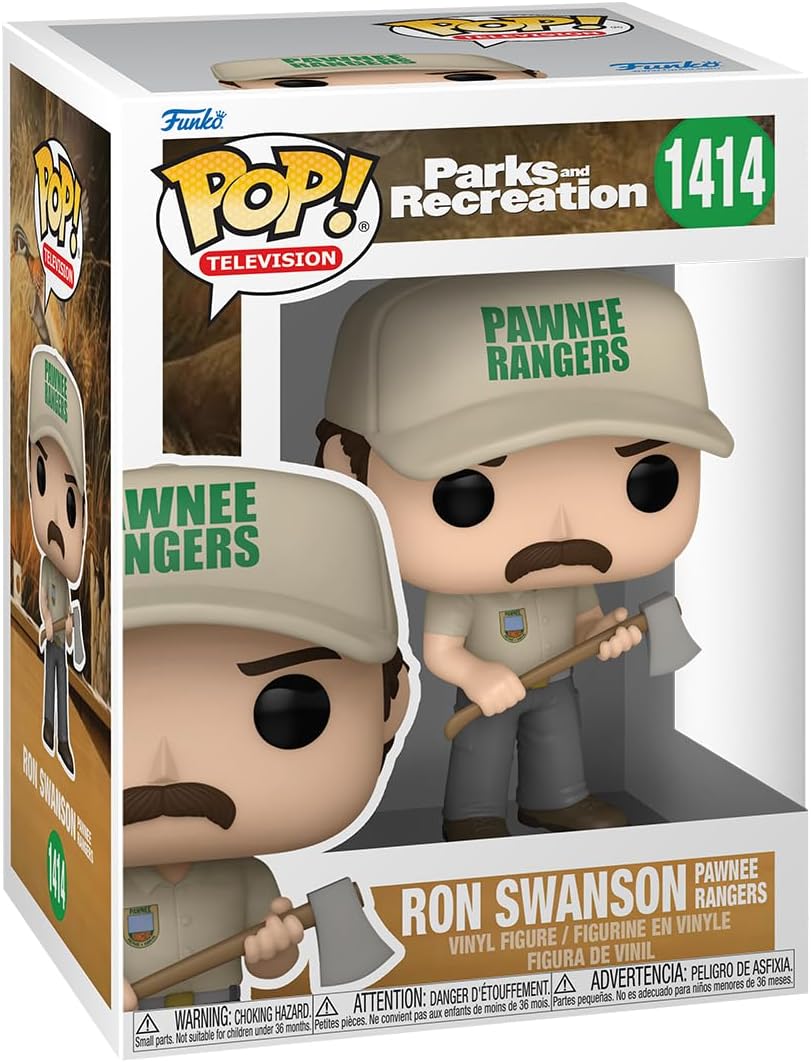 POP! TV: Parks & Recreation - Ron Swanson Pawnee Goddesses Sash - Parks and Recreation - Collectable Vinyl Figure - Gift Idea - Official Merchandise - for Kids & Adults - TV Fans