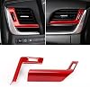 XITER 2pcs ABS Plastics Red Front Side Air Condition Vent Outlet Cover Trim for Nissan Rogue 2021 2022 2023 2024 2025 Interior Accessories