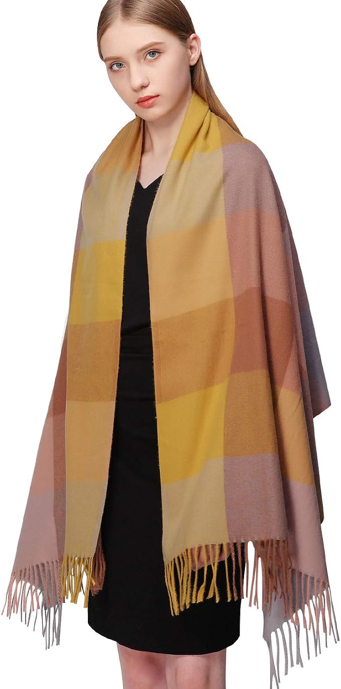 Bufanda pashmina para mujer otoño invierno miniatura 4