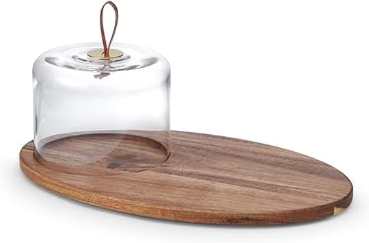 Mikasa Glenwood Serve Board with Glass Cloche