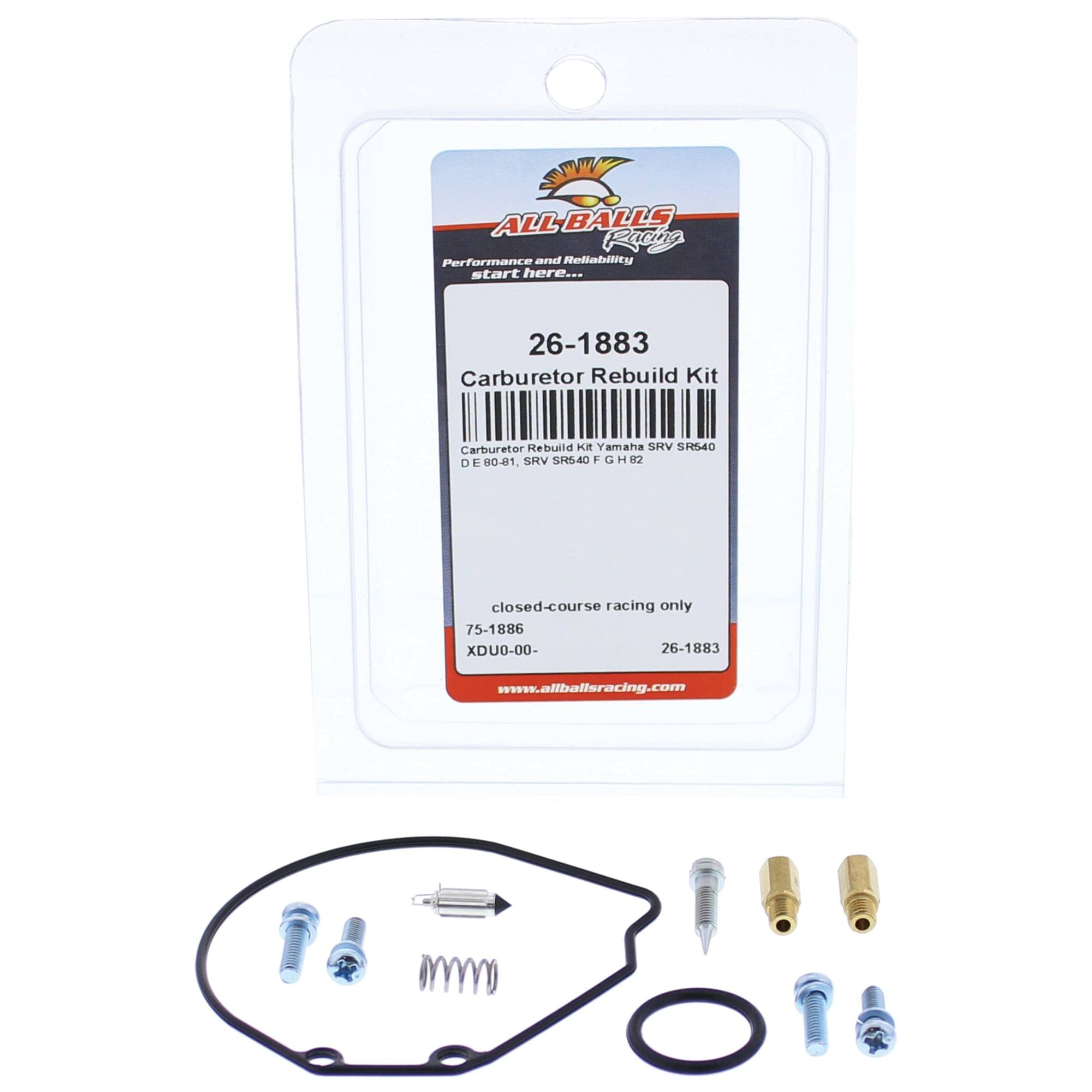 All Balls Racing Vergaser-Umbausatz 26-1883 – Für Yamaha SRV SR540 (1980-1982)