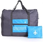INVODA Sac à volant pliable - Bagage léger pour les femmes & Les hommes, le week-end, continuer, nuit, 4 PCS, Voyages