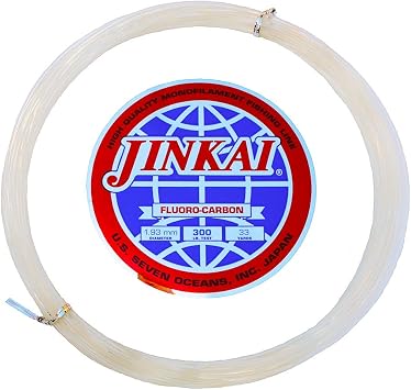 JINKAI Premium Fluorocarbon Fishing line - 33yd Coils