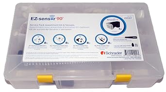 Schrader 25087 Schrader 90 EZ-Sensor Service Pack Assortment with 90 EZ-sensors - 8 of Each Valve Variation and 4 90 EZ-sensors