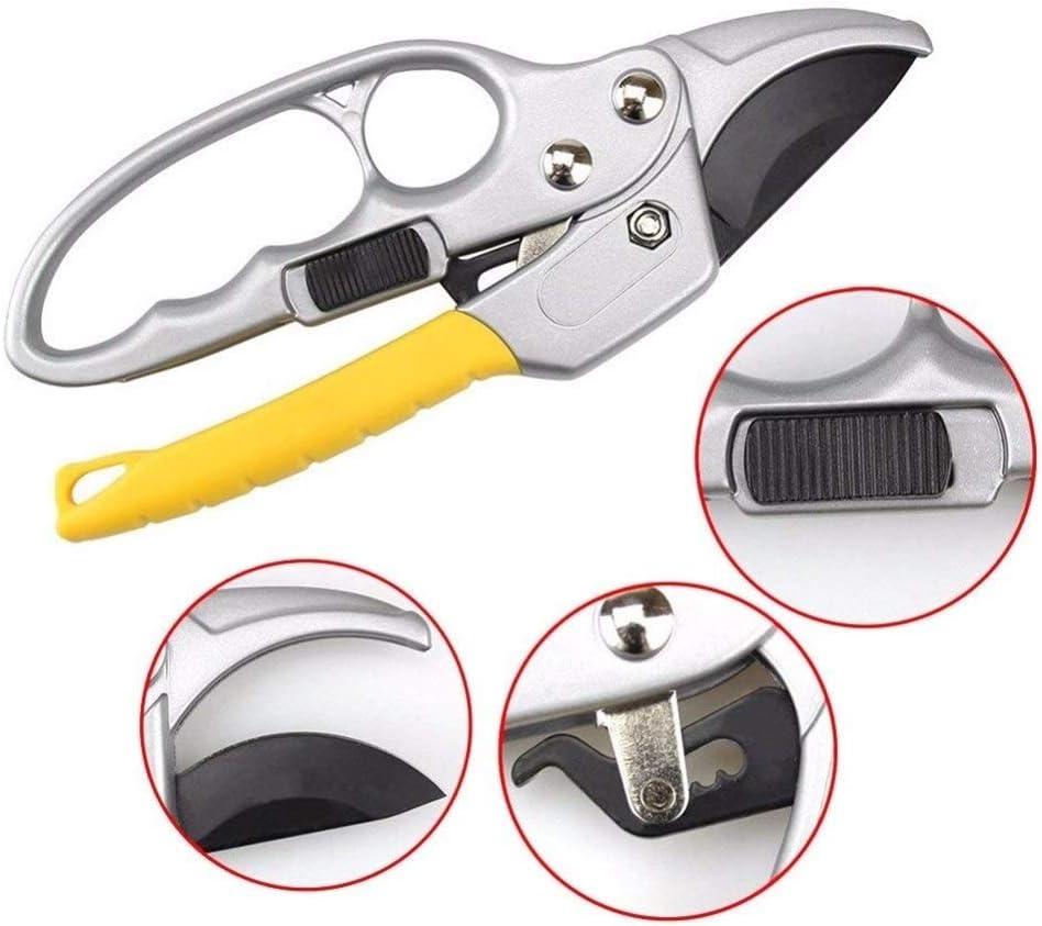 Pruning Shears, Scissors Gardening Plant Sharp Branch Pruners Protection Hand Durable Garden Tools Pruning Shear Labor Saving High Carbon Steel