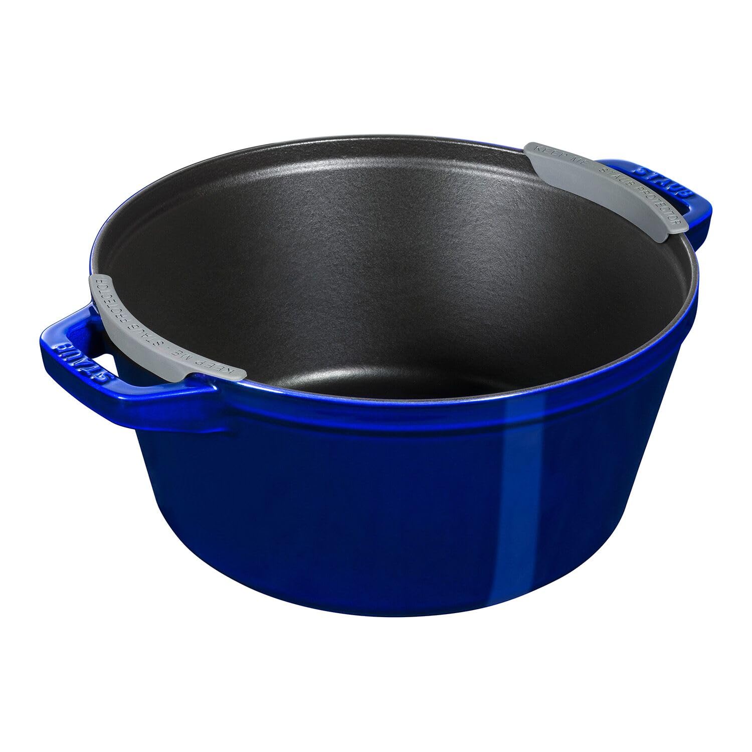 Amazon.co.jp: Staub 鋳鉄 4点 積み重ね可能 セット - ダークブルー 