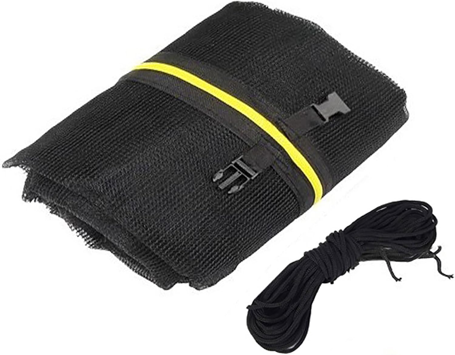 Trampoline Replacement Net, 6FT/8FT/10FT/12FT/14FT/15FT/16FT Round Straight Pole Trampoline Safety Net, Thickened Reinforced Trampoline Enclosure (Net Only)