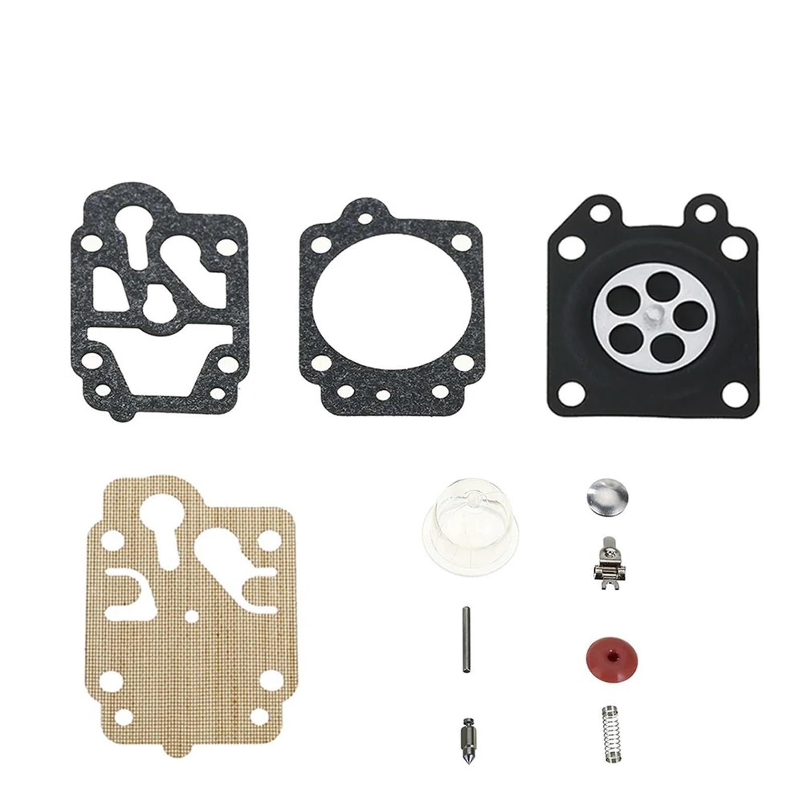 Filtro de gasolina Carburador para motor Kits de reparación de carburador con cebador para desbrozadora CG260, CG330, CG430, CG520, 43 CC y 52 CC.(Pack of 20)