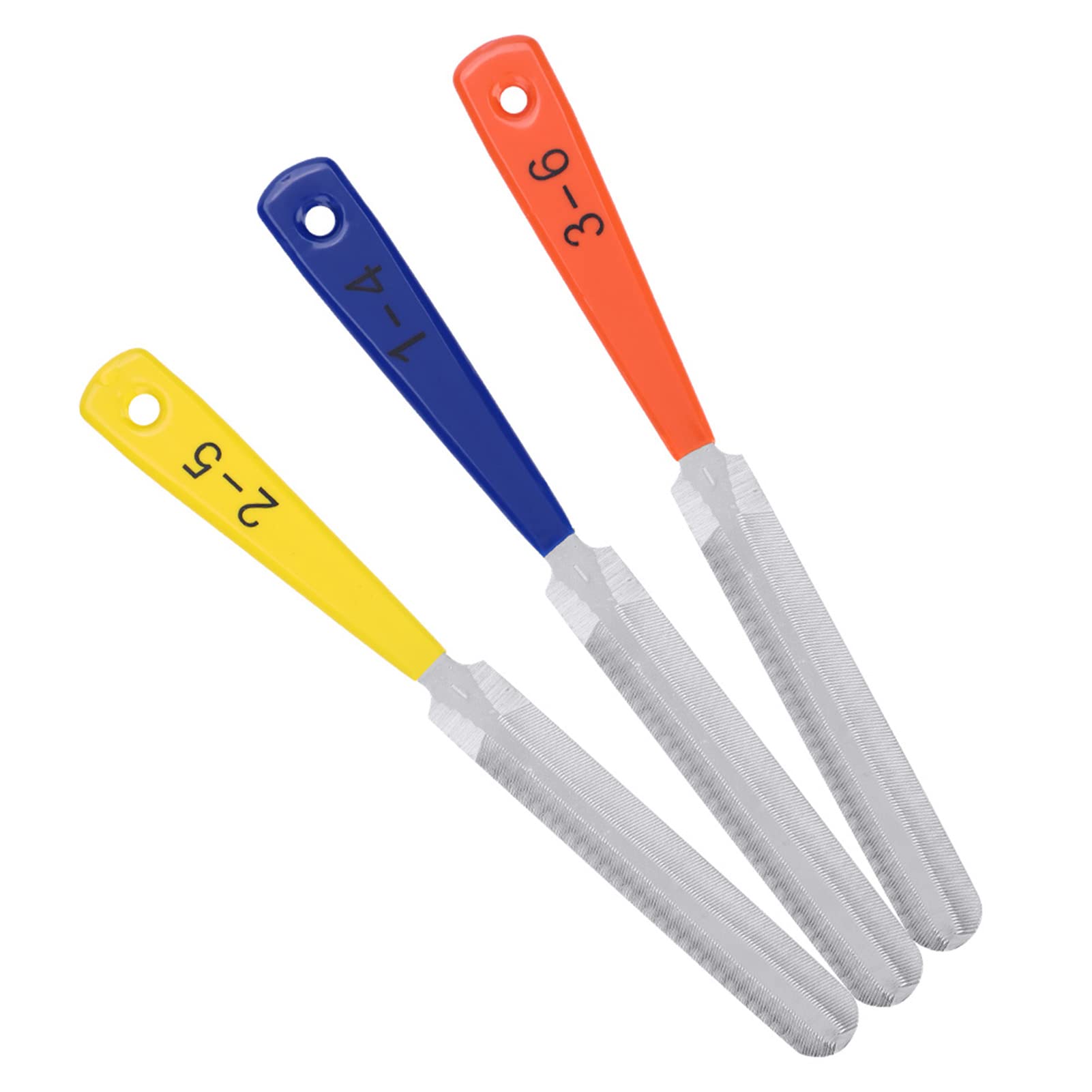 Pack de 3 Limes de Selle pour Guitare, Limes à écrous de Guitare, Lime à Fente à Double Bord, Limes à écrous de Guitare pour Basse, Mandoline, Banjo, ukulélé