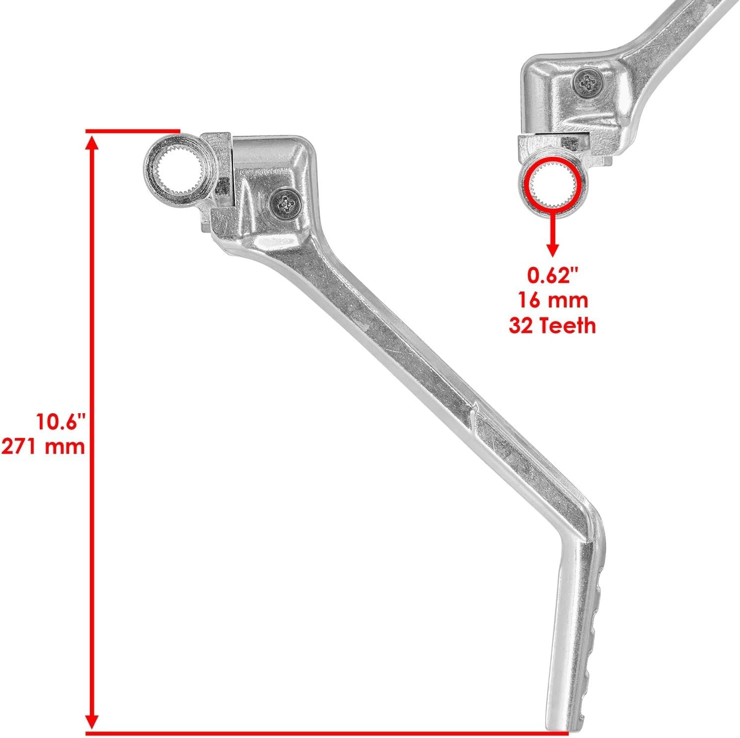 Replacement Part for 2008 KTM 530 EXC-R XCR-W / 2009-2011 KTM 530 EXC XC-W Kick Start Starter Lever Model-C8X-19741