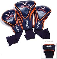 Vista 51 de Team Golf NCAA Numerado 1, 3 y X, se adapta a conductores de gran tamaño, utilidad, clubes de rescate y calles, forro de terciopelo para protección