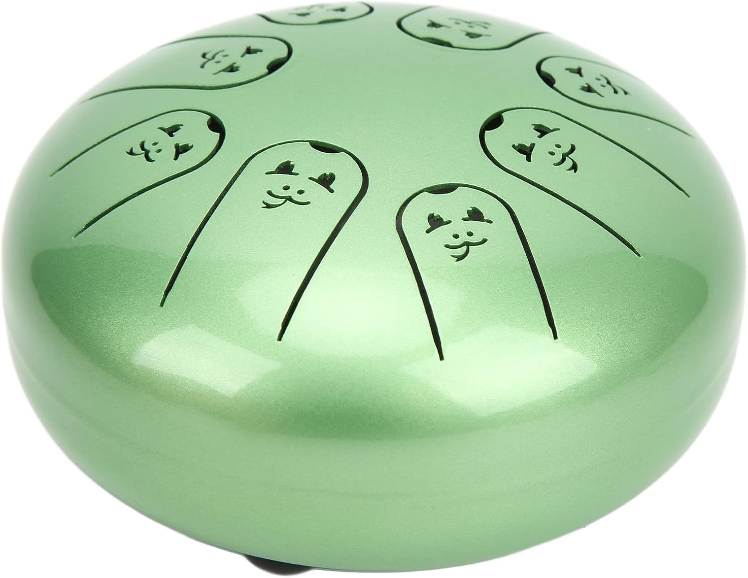 タンドラム 5.5インチ 8ノート チャクラタンクドラム、スチールタンドラム楽器、アニマルパターンの打楽器、瞑想ヨガパーフォ用のドラ