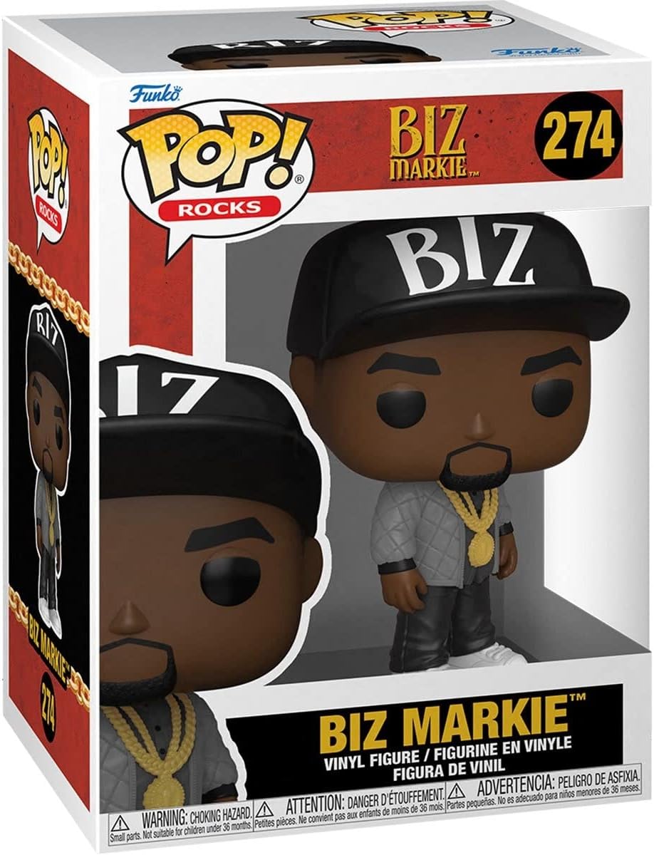 POP Rocks: Biz Markie Funko Vinyl Figure (Bundled with Compatible Box Protector Case), Multicolored, 3.75 inches