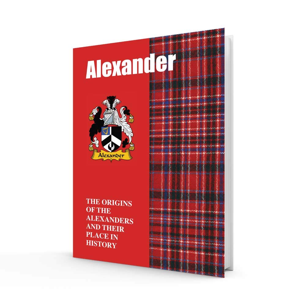 LangSyne Scottish Clan Crest Tartan Information History Fact Book - Alexander