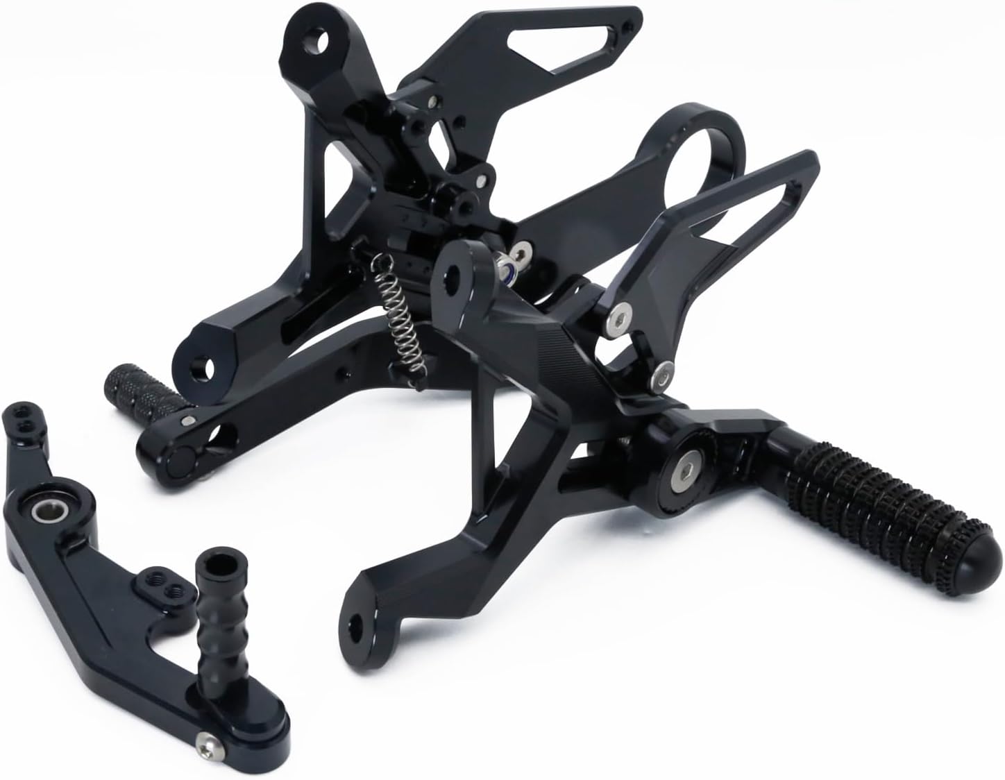 PROCNC Motorcycle Aluminum Rearsets Foot pegs Rear sets Footrest Fit for BMW S1000RR 2019 2020 2021 2022 2023 2024 2025 (Black)