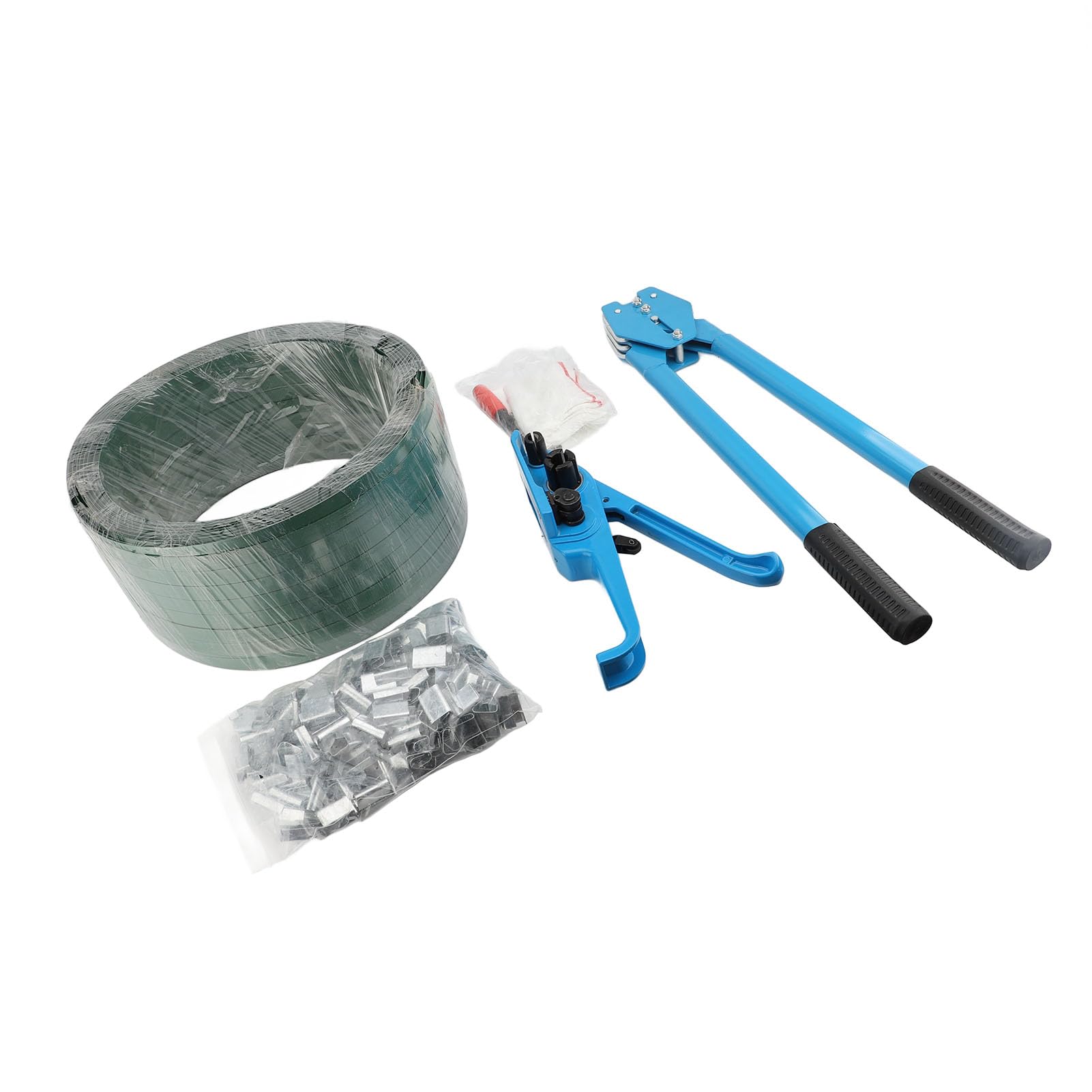 Kit di reggiatura per Pallet con tenditore e sigillante 200 per reggette in Pet e PP da 1/2 a 3/4 di Pollice