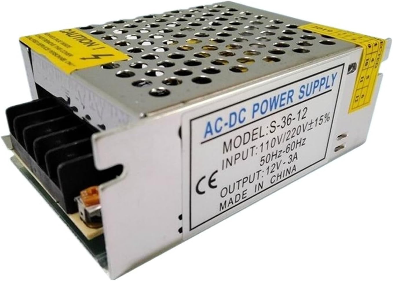 LED Light Strip 12V 3A DC Regulated Switching Power Supply DC12V 3.2A 4.2A Monitoring Power Supply 35W(12V 3A)