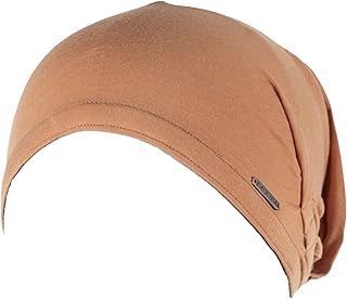 TAKVA Infinity Underscarf (Bandana Style) | Muslim women headscarf, Modest jersey shawl, instant hijabâ€¦ (Tan)