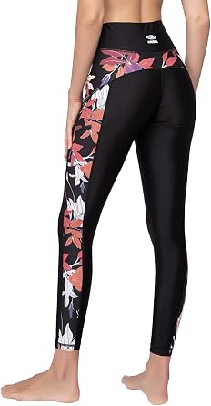 AXESEA Womens Swim Pants High Waisted Swim Leggings UPF 50+ Compression Pants Rash Guard Swim Tights Surf Leggings