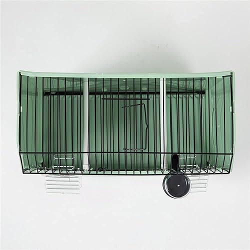 Miniatura 3 de Bacthom Disply - Jaula para pájaros pequeña para cacatúas, canarios, pinzones, agapornis, loros con accesorios para bebidas de alimentos, 15