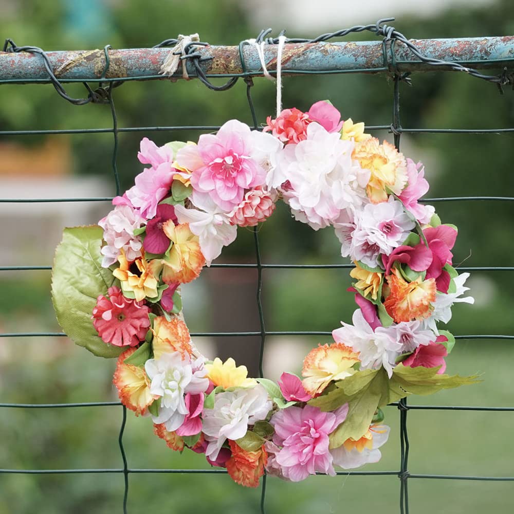 Floral Wreath Wire Wreath Frame 20 Inch Hotop 20 Pcs Wire Garland