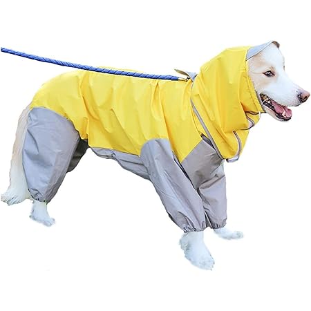 Amazon Otoku 犬用レインコート 快適 いい素材 レインコート ペットレインコート カッパ 犬用合羽 小型犬 中型犬 大型犬 帽子付 通気 完全防水 耐久性 快適 防風 防水 防雪 防塵 多色 多サイズ 赤 Otoku レインコート ライフジャケット 通販