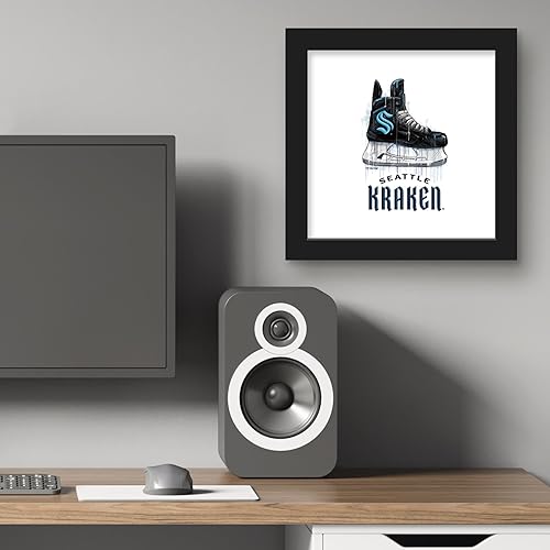 Miniatura 5 de Trends International Gallery Pops NHL Seattle Kraken - Póster de pared de patín de goteo, 12.00 x 12.00 pulgadas, versión de marco negro