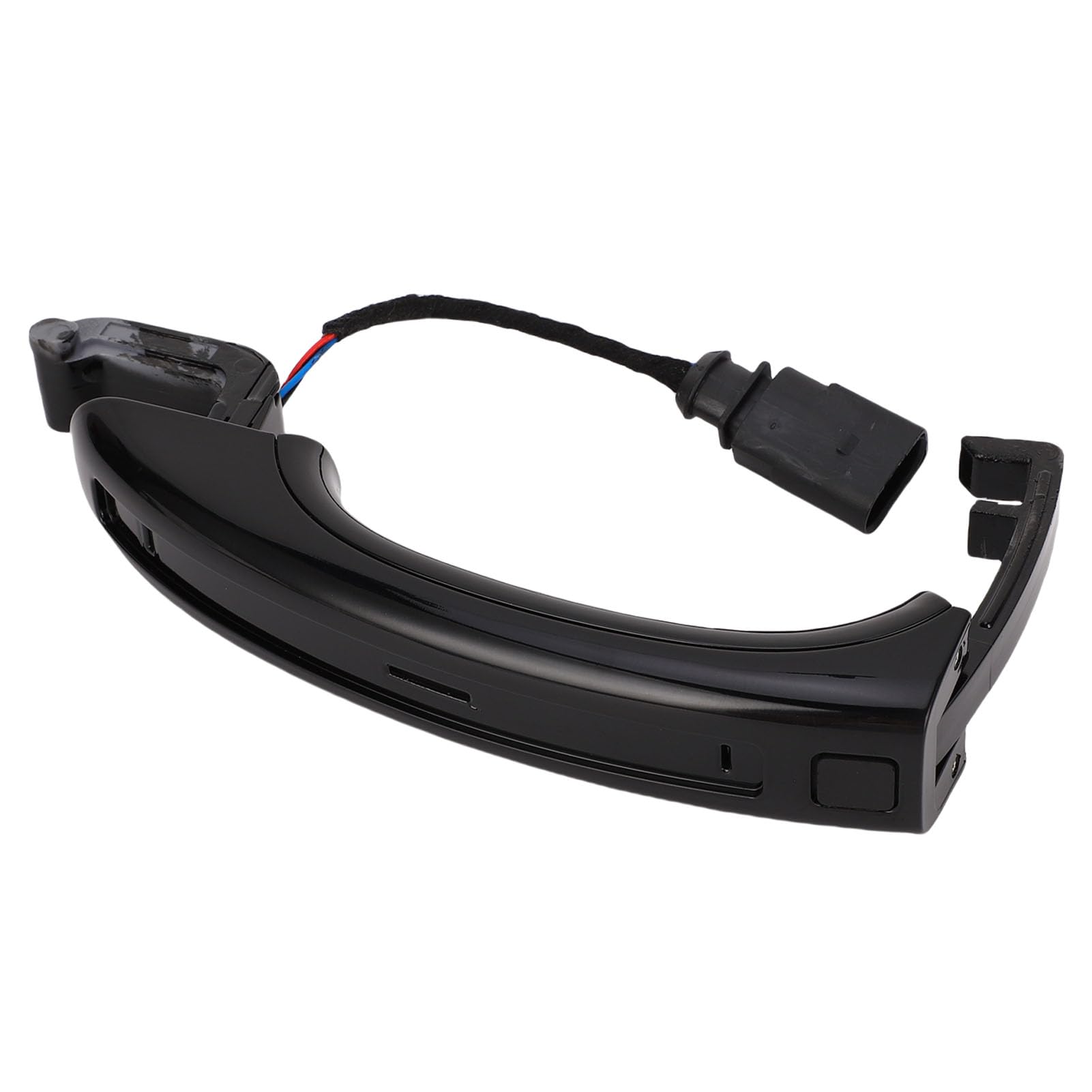 Dilwe Set di Maniglie per Porte Esterne da 4 Pezzi in ABS con Striscia Galvanica Maniglia per Porta Esterna di Ricambio Diretta per Riparazione Fai da Te SUV con OE 4L0837205B 4L0837205A