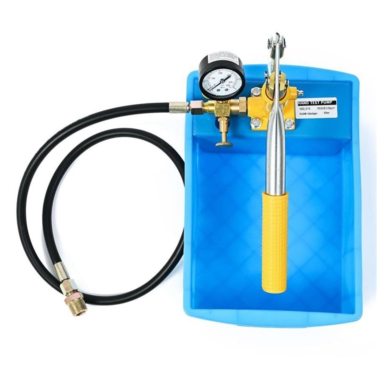 Bomba de Prueba, Bomba De Prueba Presión Manual Para Pruebas Tuberías Plomería | Detección Fugas, Agua, Calefacción Por Suelo Radiante