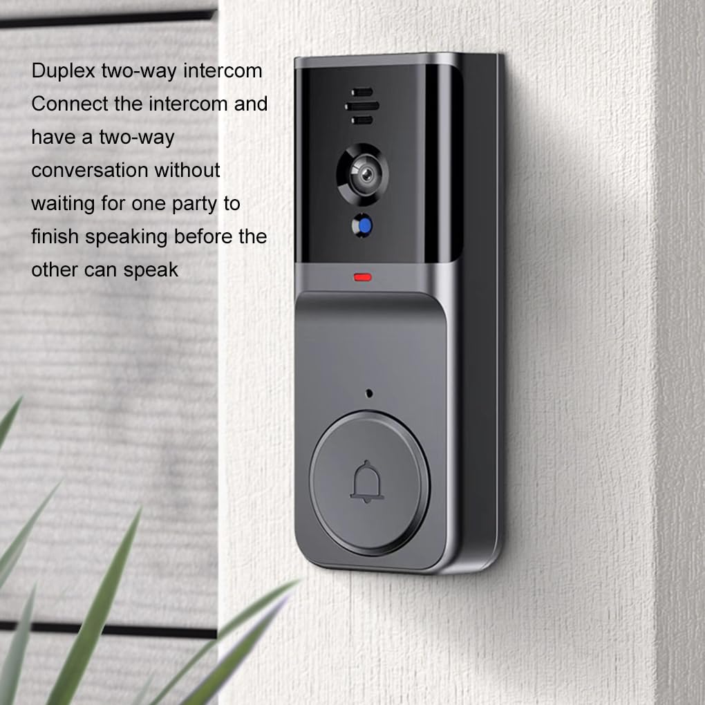 Interphone bidirectionnel intégré à Une Sonnette vidéo sans Fil