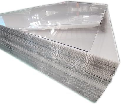 Polycarbonate Sheet 0.8mm Roofing Sheet, Clear Daylighting Panels for Shed Windows, Glass Replacement, for Roofs, Carports, Canopies0.6x1m/2x3.3ft