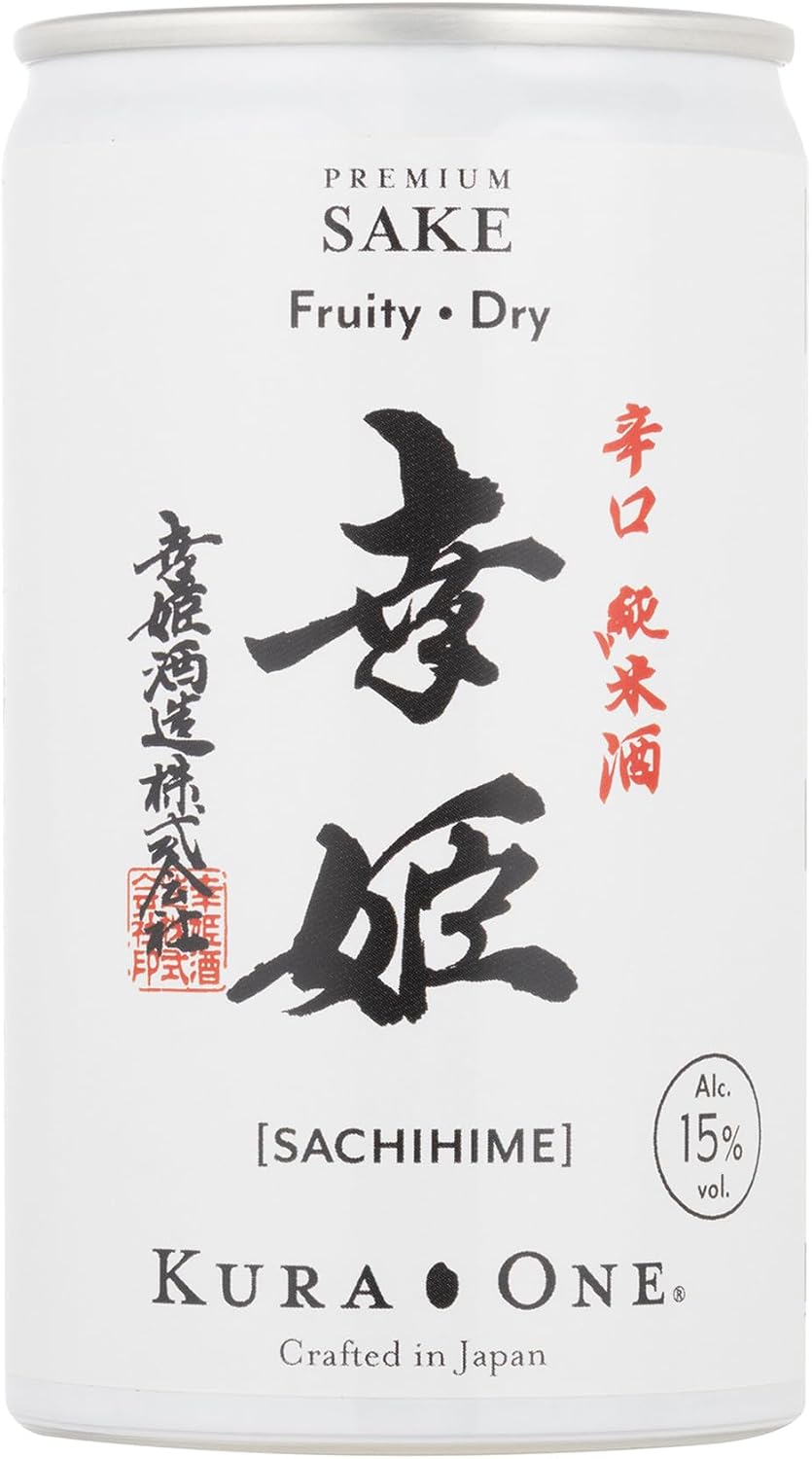 Amazon.co.jp: KURA ONE(クラワン) 日本酒 幸姫 辛口 純米 180ml 2缶 : 食品・飲料・お酒
