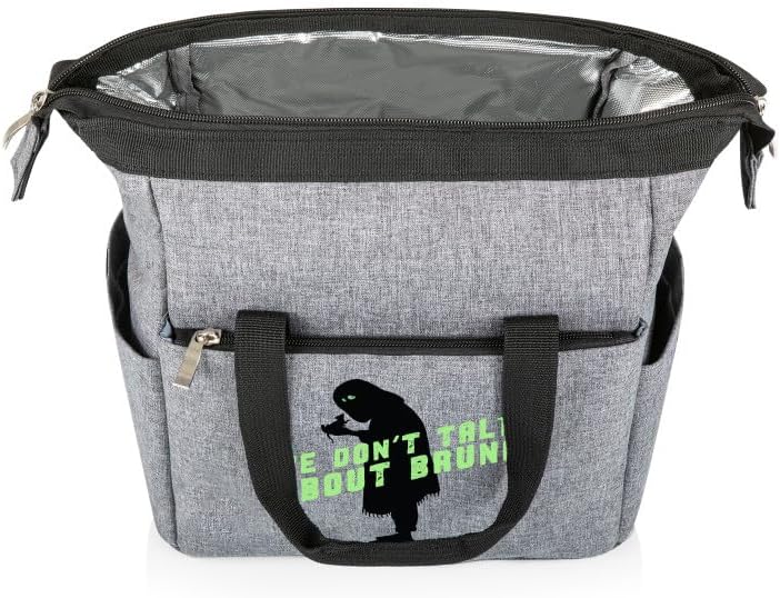 Miniatura 3 de PICNIC TIME Disney Encanto Bruno On The Go - Lonchera suave y enfriadora, bolsa de almuerzo aislada, (gris jaspeado), 10 x 6 x 10.5 pulgadas