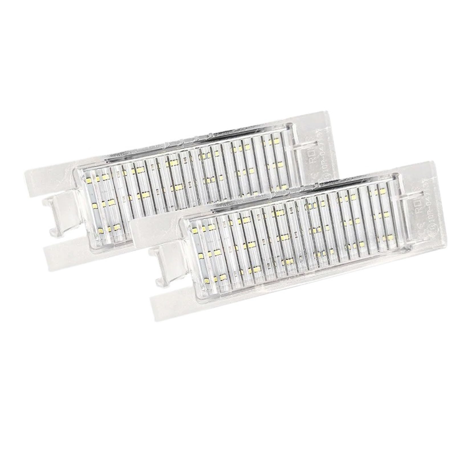 Luz matrícula LED 6000K blanca para iluminación de registro trasero auto