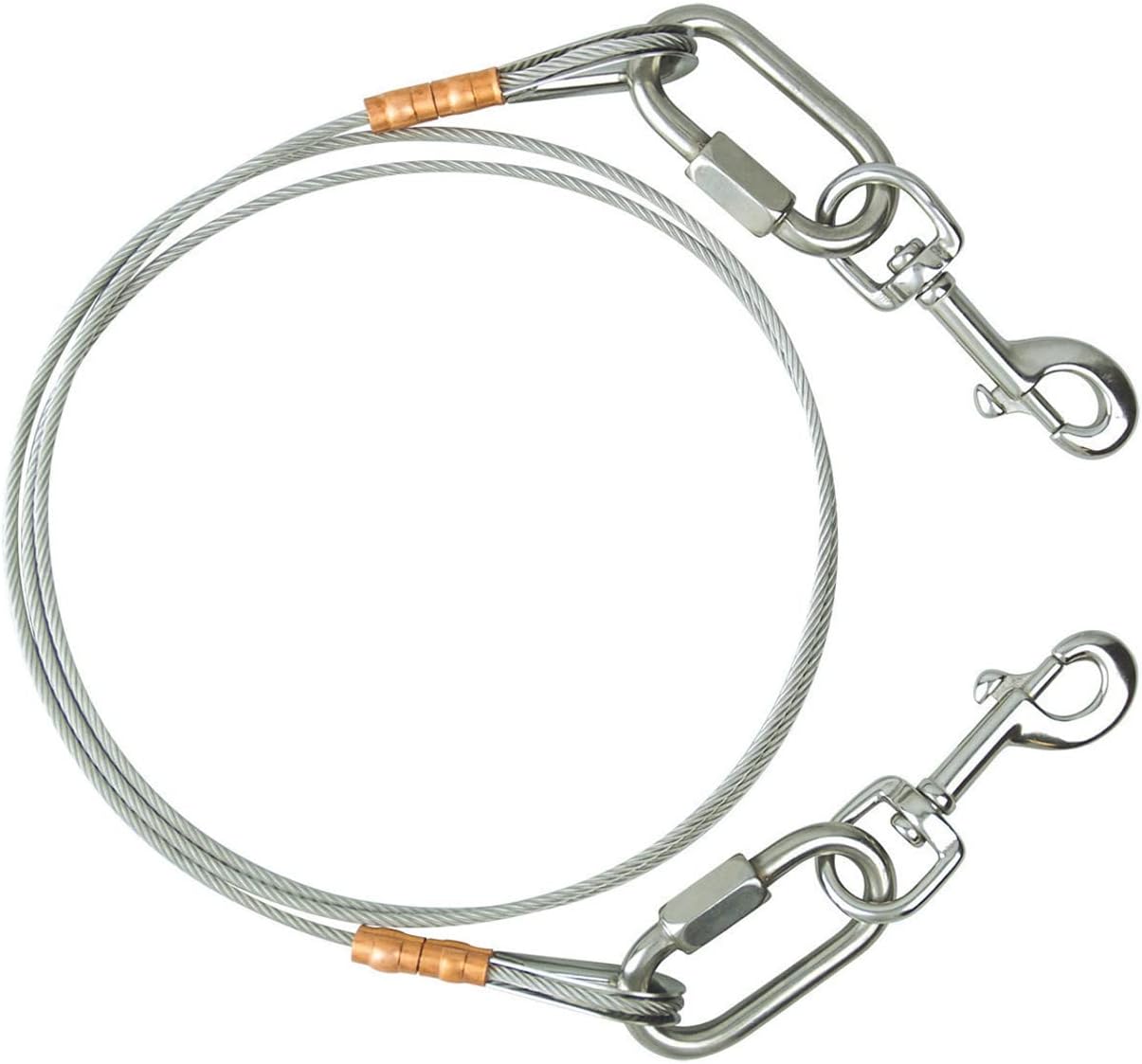 Deluxe Flag Arrangement for Internal Halyard Flagpoles Flag Attachment Hardware Cable and Flag Snaps Kit for 30x50 or 30x60 Feet Flag