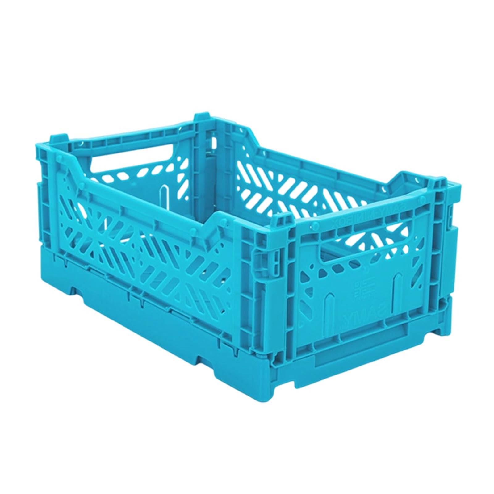 ZBIianxer Foldable Desktop Storage Basket Stackable Organiser Box for Kid Toy Snacks Cosmetics Tool Kitchen Tableware Study Table Planner