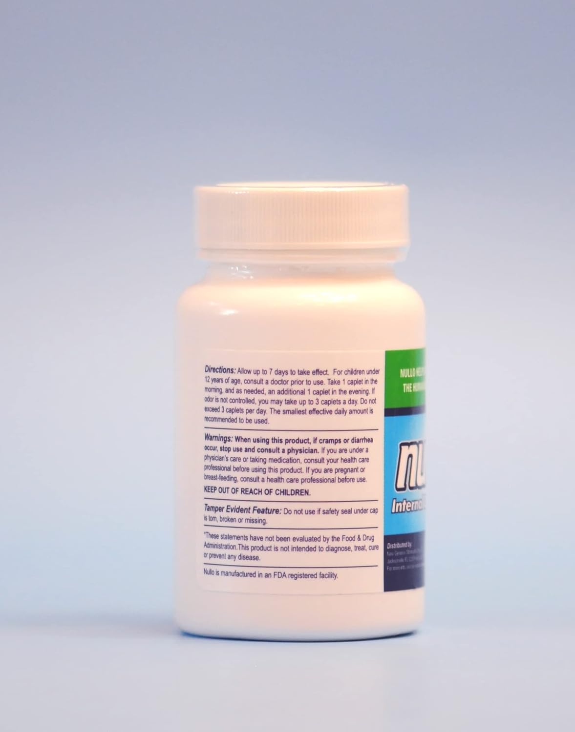 Nullo Internal Deodorant (135 Caplets)