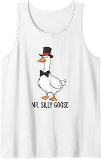 Mr. Silly Goose Couple Matching Wedding Funny Silly Groom Tank Top