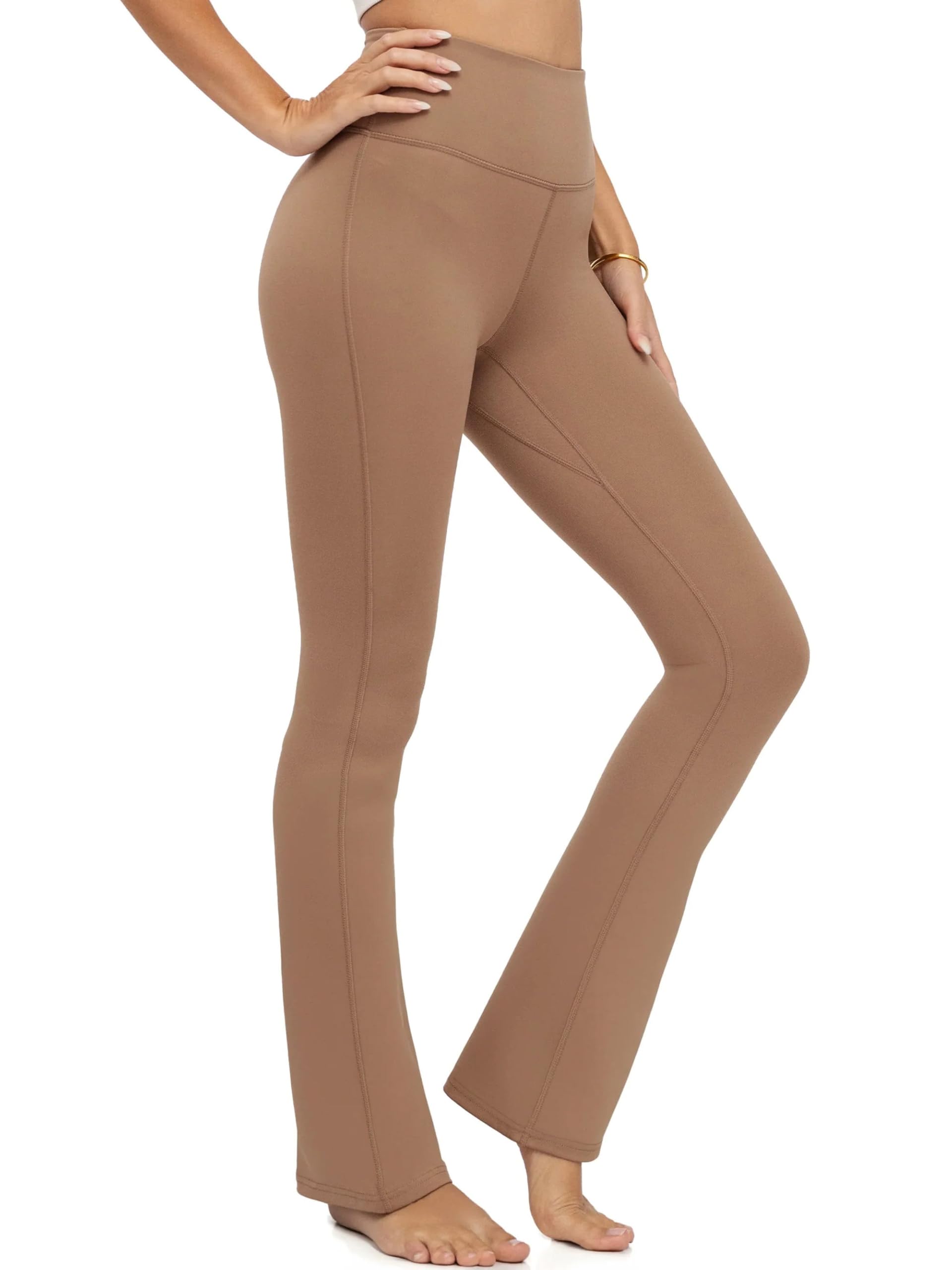 Conceited Leggings for Women - High Rise Active Tummy Control - Soft Sueded Adaptive Compression (Available in Plus Size)