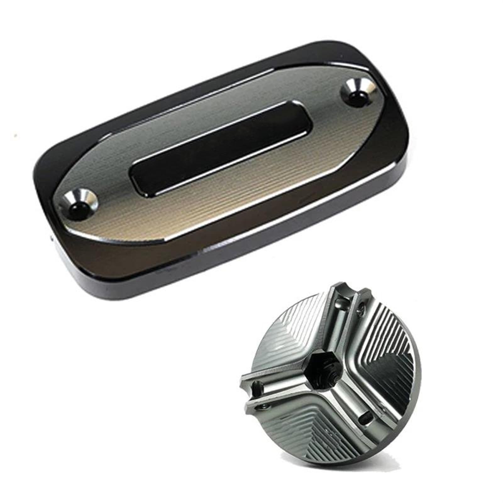 BAYDE Tapón llenado Aceite Accesorios para Motocicleta, Tapas De Depósito De Líquido De Frenos Delanteros, Tapón De Llenado De Aceite De Motor para Hornet CB750 2022-2023(A Set-Gold)