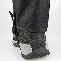 Vista 3 de Polainas impermeables para las piernas, polainas para botas de nieve, leggings de seguridad de protección de serpientes para senderismo, campamento