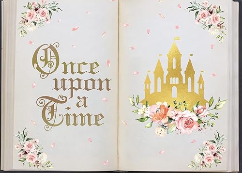 Miniatura 4 de INRUI Once Upon a Time - Fondo de fotografía de cuentos de hadas, castillo, rosa, floral, castillo, castillo antiguo, boda, feliz aniversario,