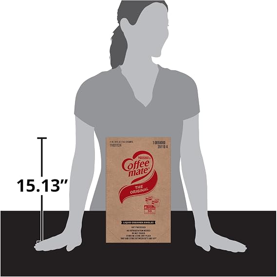 Coffee mate Liquid Creamer Tub Singles, Gluten-Free