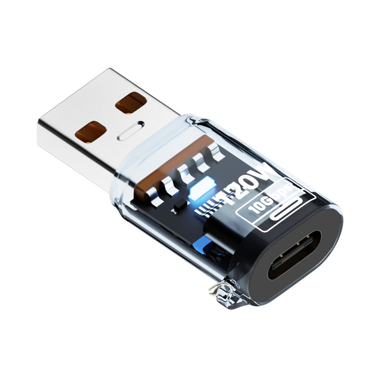 Bottone Adapter for Laptop Phone Charging and Data Transfer Type-C Female to USB a Male Converter USB-a Extender Data Transfer