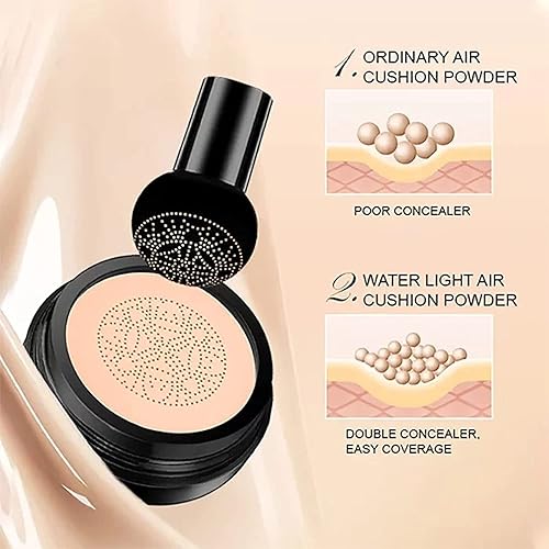 Miniatura 3 de LELEBEAR Ordolava Flawless CC Cream, Champiñón de Cabeza de Champiñón, Crema CC impecable Hidratante Control de Aceite Corrector de Larga Duración