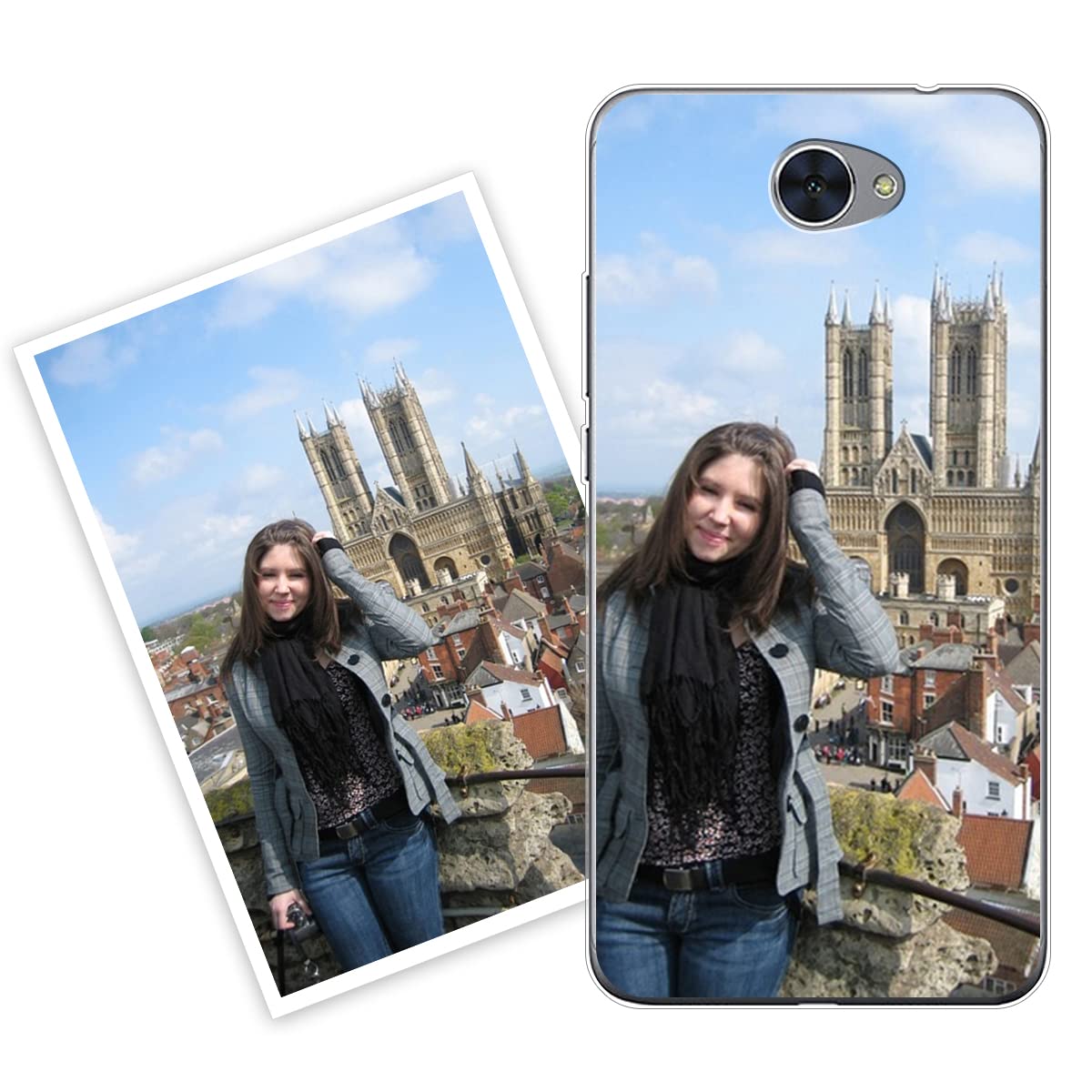 Cover Personalizzata Per Honor 200 Lite Con Foto, Testo O Logo – Custodia Morbida TPU Trasparente Antiurto - 3